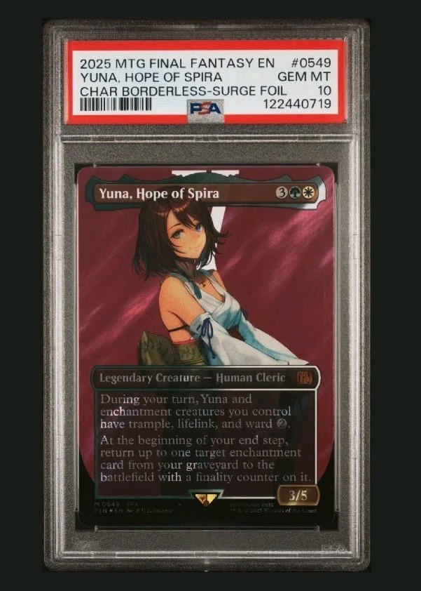 ショーケースfoil】スピラの希望、ユウナ 英語 英語版】MTG スピラの