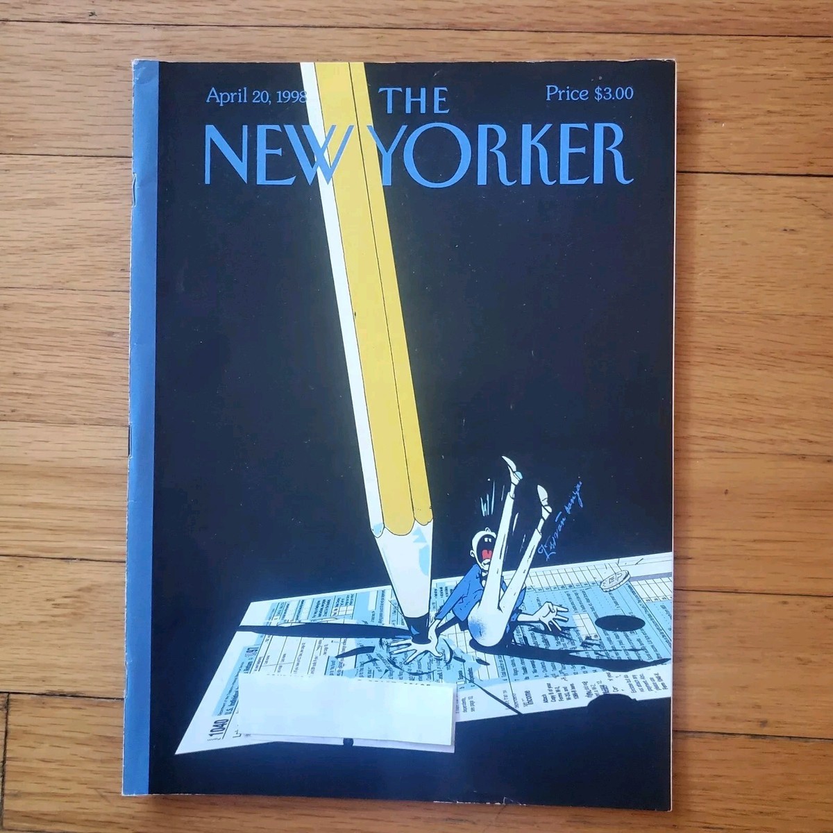 New Yorker Magazine April 20 1998 Istvan Banyai Norman Mailer