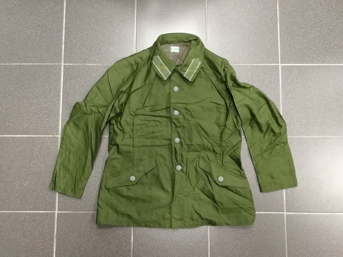 Genuine Vintage Swedish Army M59 Olive Green Work Chore Jacket 60s