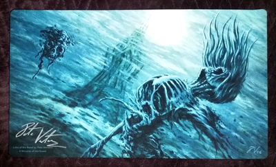 Lake of the Dead Play Mat MTG Playmat SIGNED Pete Venters OFFICIAL