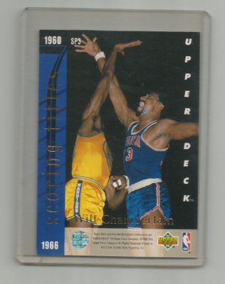 MICHAEL JORDAN/ WILT CHAMBERLAIN 1993 UPPER DECK SCORING TITLES