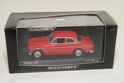 A24 1:43 MINICHAMPS VOLVO 121 AMAZON AMAZONE 2-D 2 DOOR RED MINT