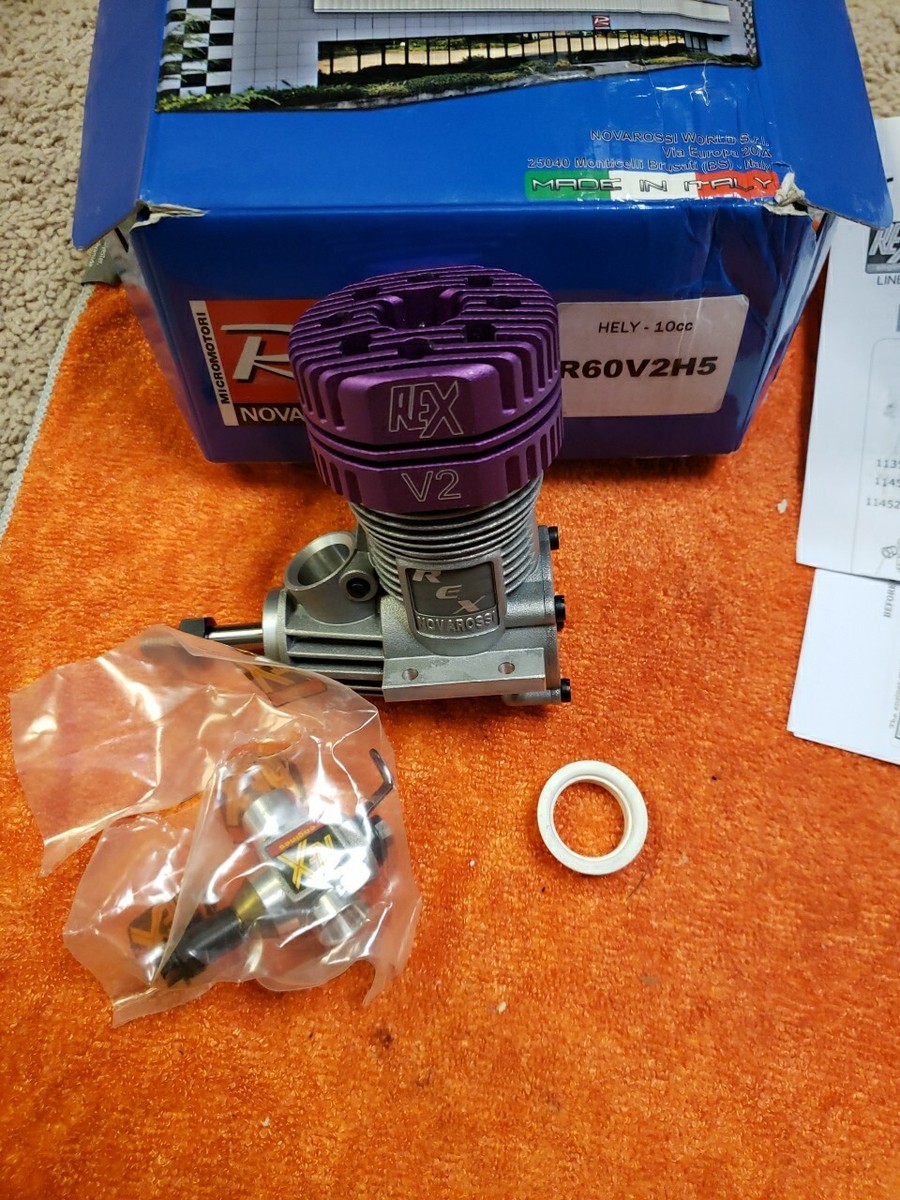 Novarossi Engine - Rossi R60V2H5 Hely - 10cc Motor - R 60 - NIB | eBay