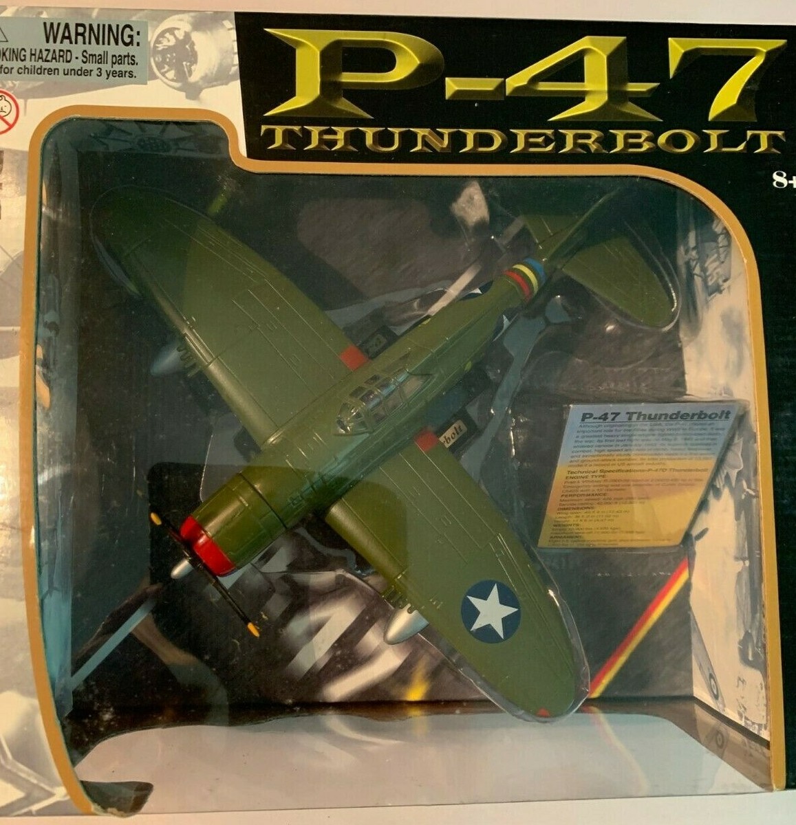Motor Max P-47 Thunderbolt Airplane Die Cast 1:48 76316 | eBay
