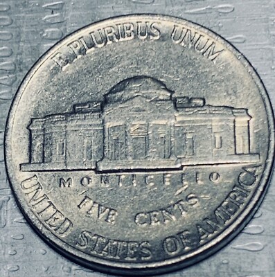 1989 D Jefferson Nickel With Errors Great Condition , Li Of