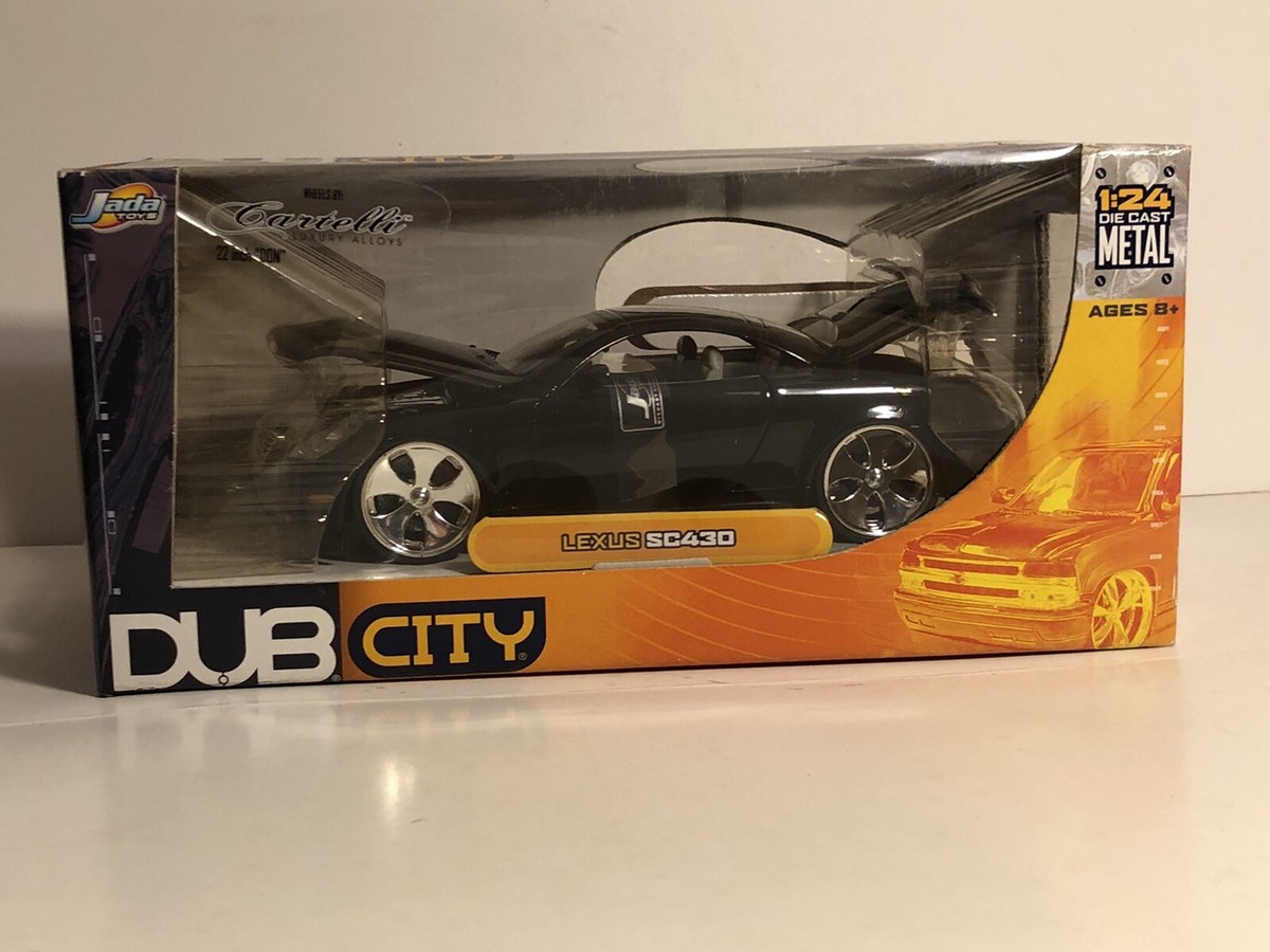 JADA DUB CITY LEXUS SC430 BLACK 1:24 DIECAST MODEL CAR #83 | eBay