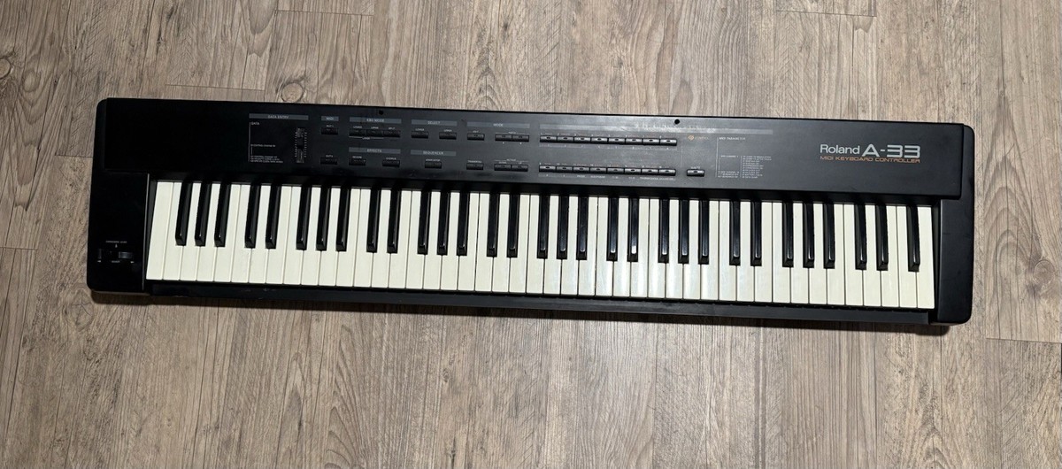 Roland A-33 Midi Keyboard Controller 76 semi-weighted keys. | eBay