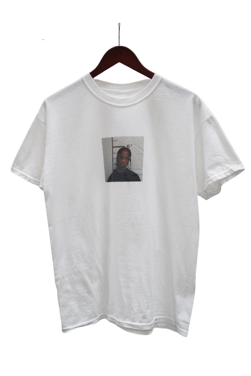 Travis Scott Free the Rage Mugshot Tee (TSCJ-ST011) Men's Size S-L
