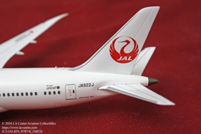 JC Wing Japan Airlines JAL Boeing 787-8 in Standard Color Diecast