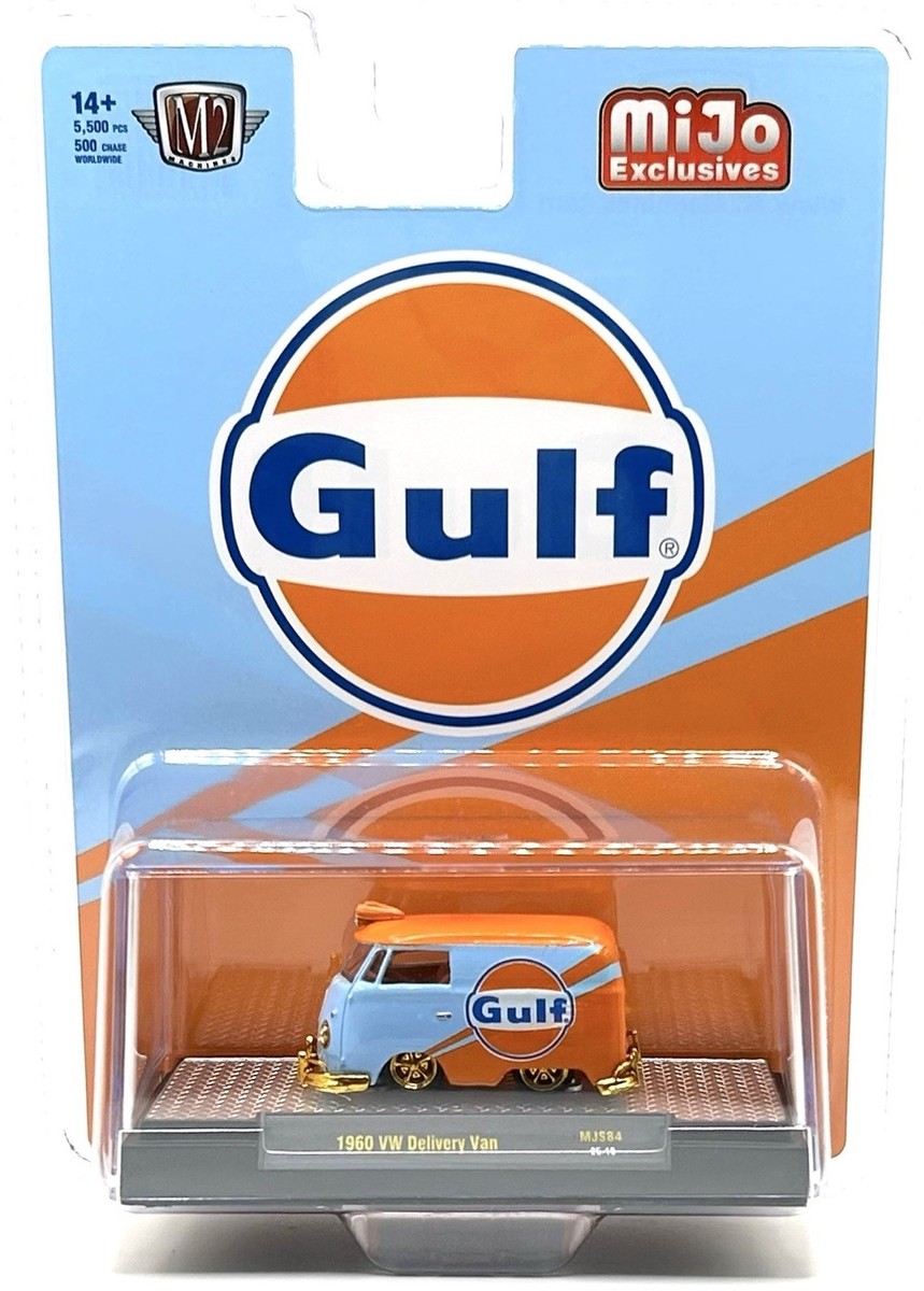 M2 MACHINES CHASE 1960 VW DELIVERY VAN CUSTOM GULF HOBBY EXCLUSIVE