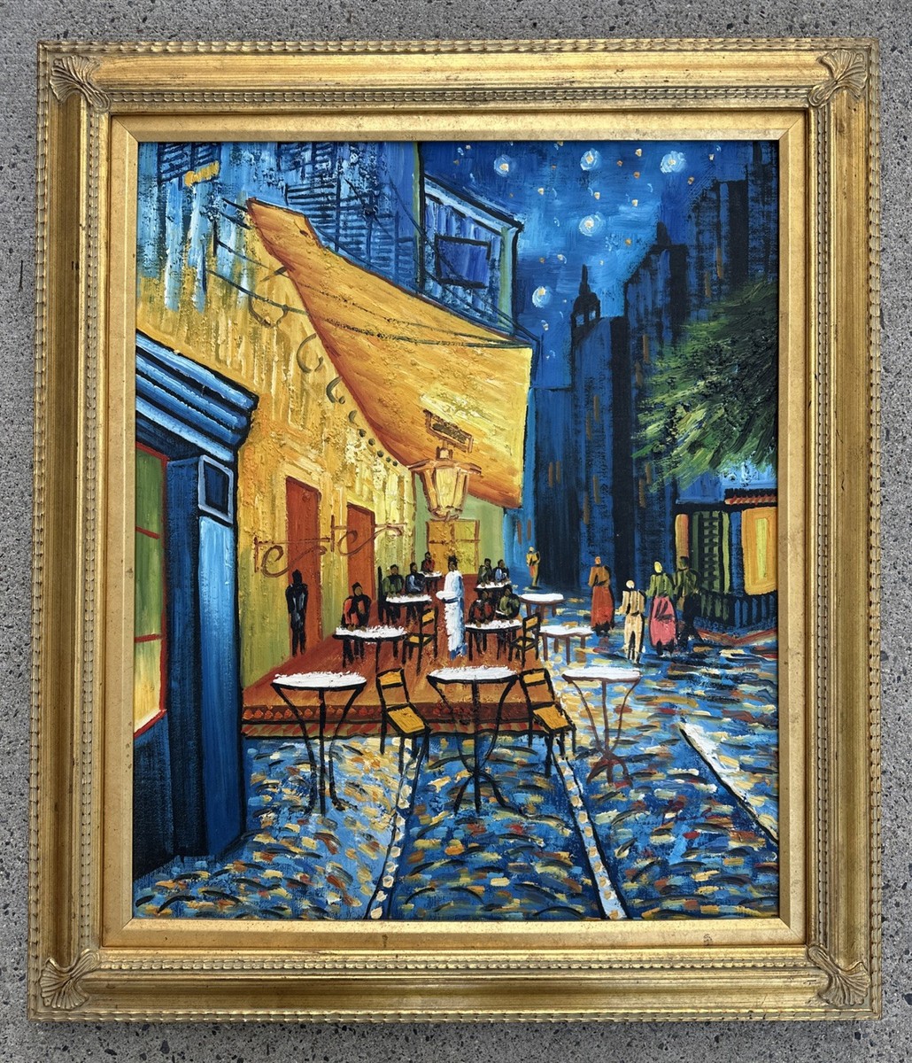Vincent Van Gogh “Cafe Terrace at Night” Painted Replica Painting