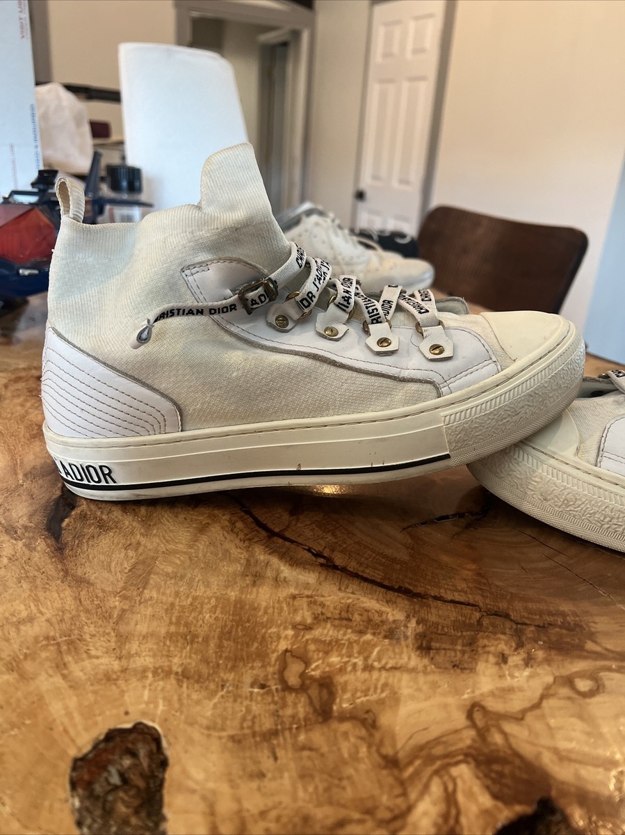 CHRISTIAN DIOR Technical Knit Womens Walk'N'Dior High Top Sneakers