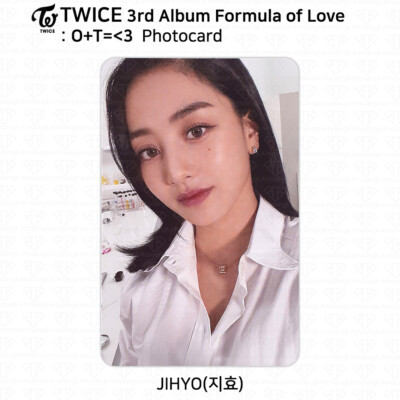 TWICE 3rd Album Formula of Love : O+T= 3 Official Photocard Jihyo