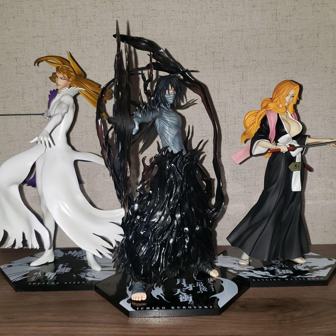 SH Figuarts ZERO BLEACH ICHIGO & AIZEN & RANGIKU SET Figure Bandai