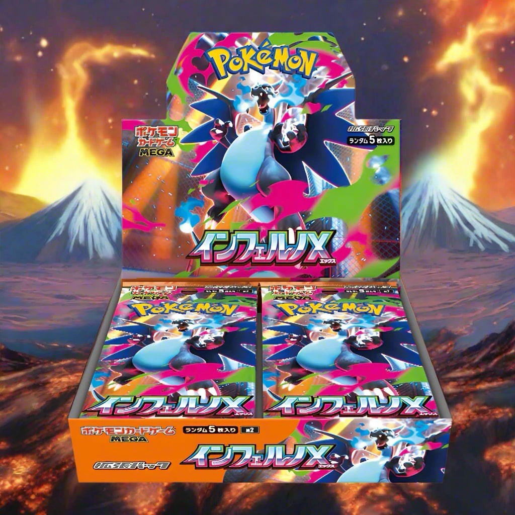 Inferno X Booster Box Case of 12 Japanese MEGA Pokémon ME2a US