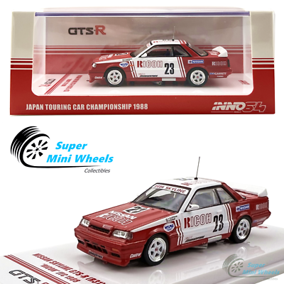 INNO64 1:64 NISSAN SKYLINE GTS-R (R31) #23 “RICOH” JTCC 1988 | eBay
