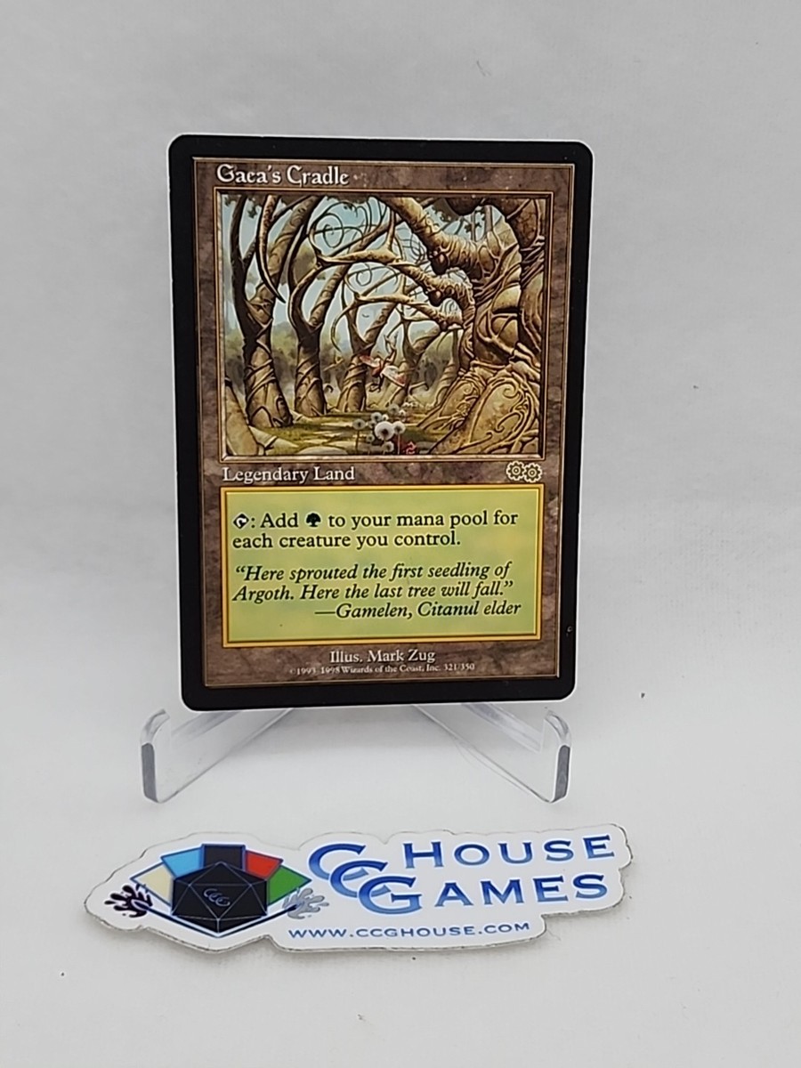 Gaea's Cradle Misprint MTG Miscut Off Center Urza's Saga *CCGHouse