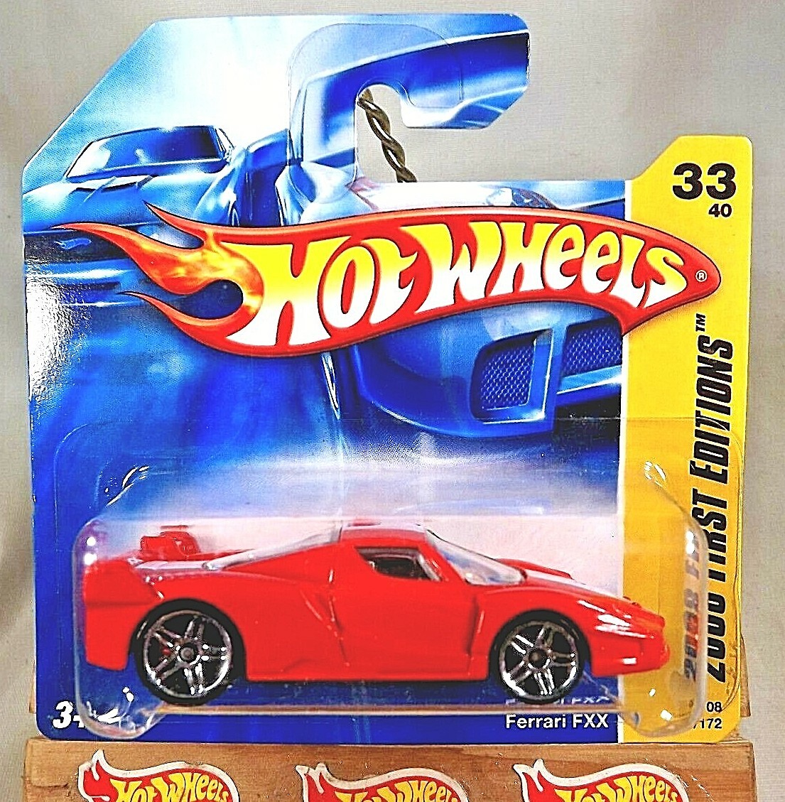 2008 Hot Wheels #33 First Editions 33/40 FERRARI FXX Red w