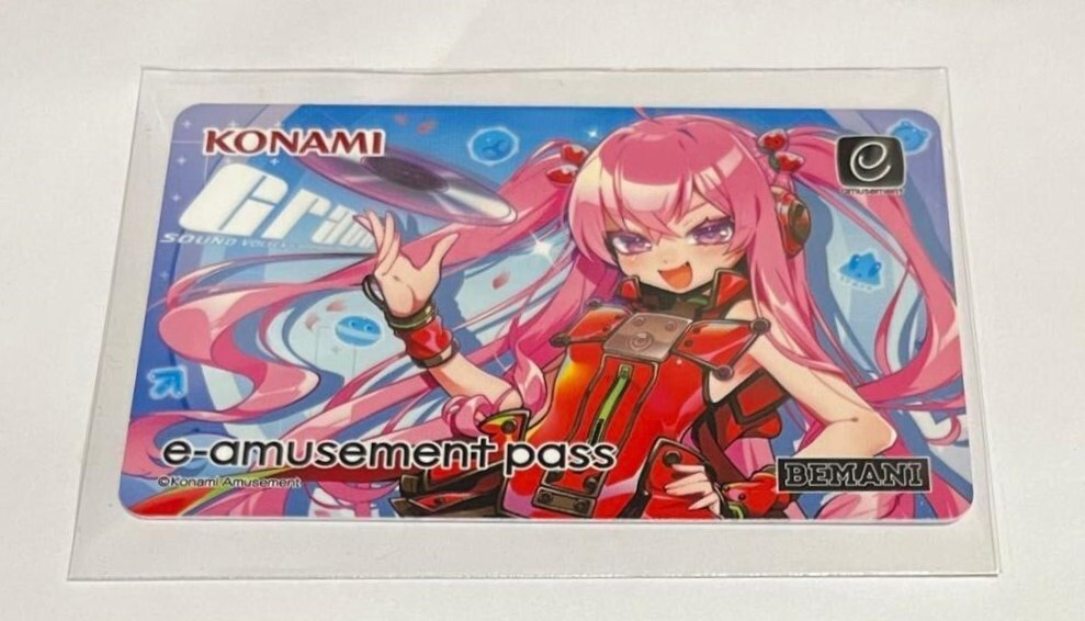 SOUND VOLTEX ∇ グレイス e-pass Konami e-AMUSEMENT PASS Card Sound