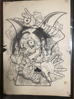 Rare! PUSHEAD 80s bacteria pushead poster zorak | eBay