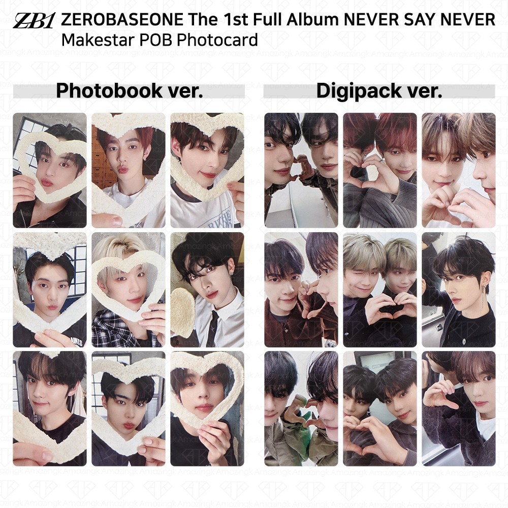 ZEROBASEONE ZB1 The 1st Full Album NEVER SAY NEVER Makestar POB