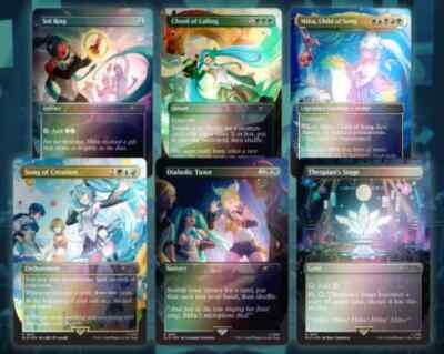 MTG Secret Lair 初音ミク 夏 rainbow FOIL 英語版 Secret Lair x