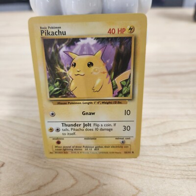 Pokemon Pikachu 40 HP Card | eBay