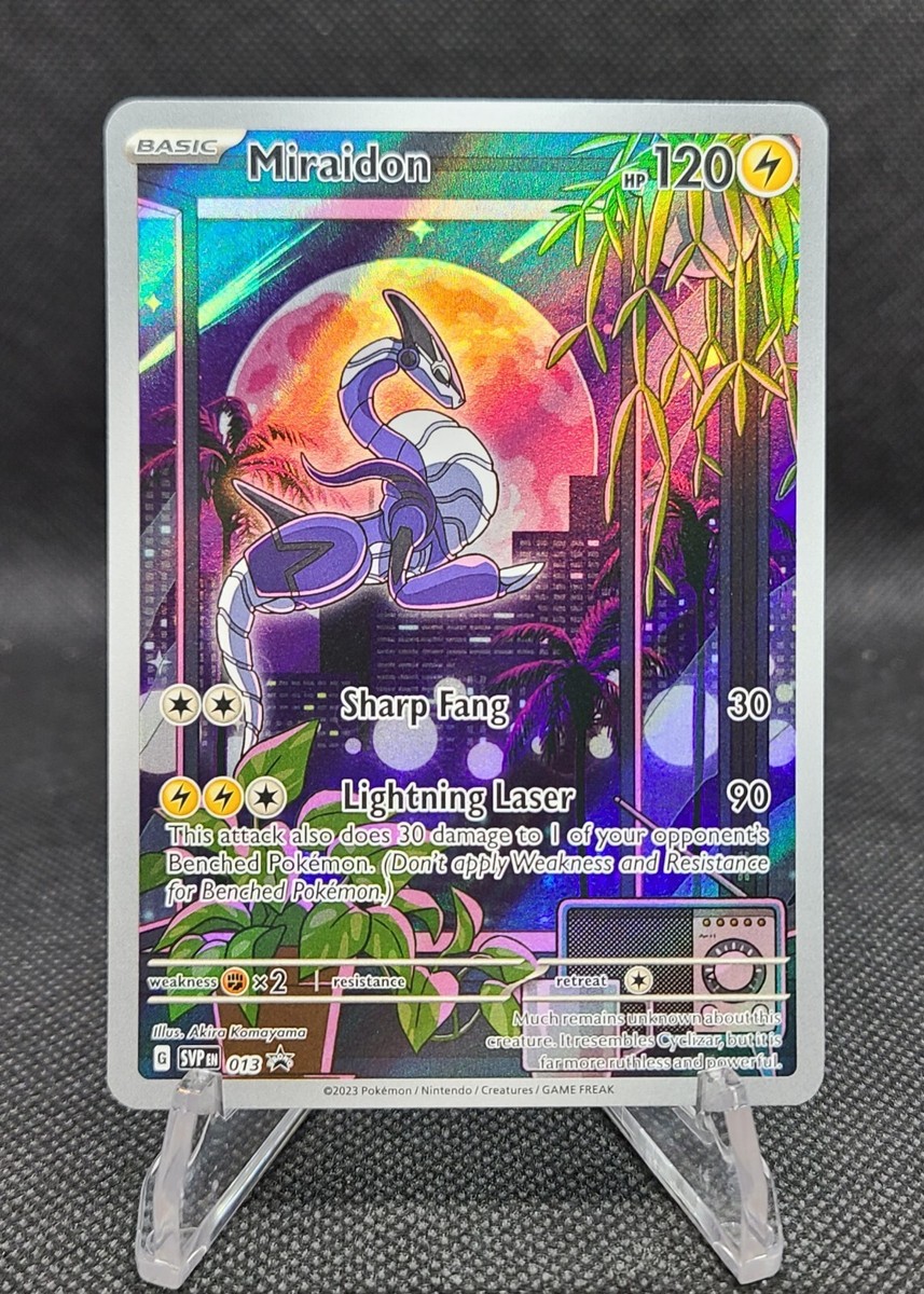 Pokémon TCG Scarlet & Violet Promo Cards Miraidon Promo #013 Near