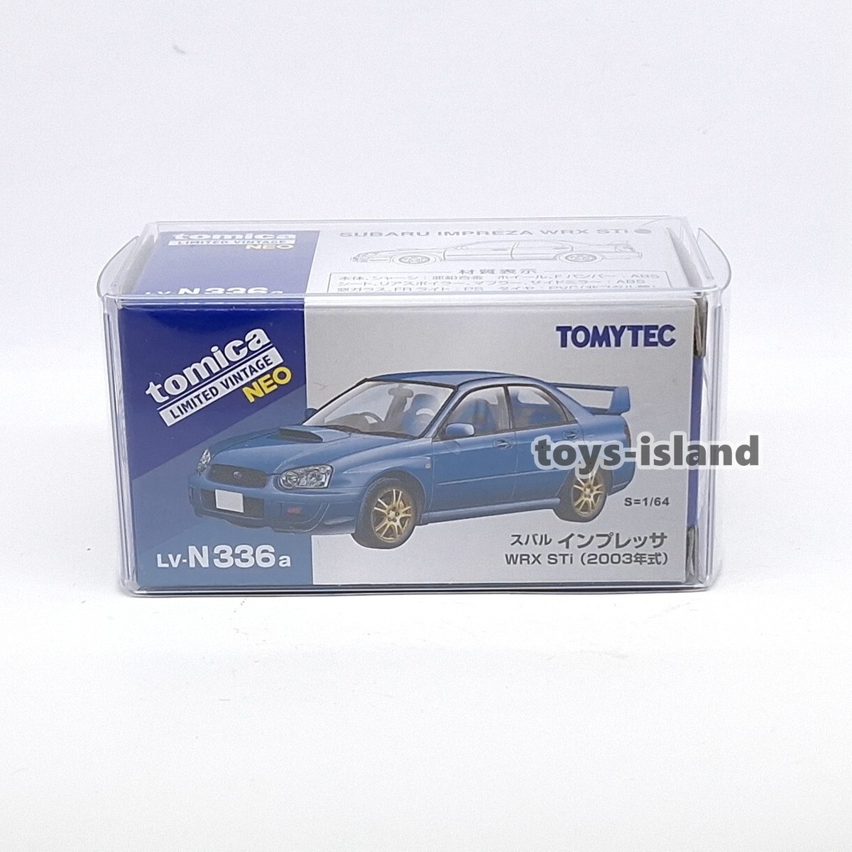 Tomica Limited Vintage NEO LV-N336a Subaru Impreza WRX STi 2003 1