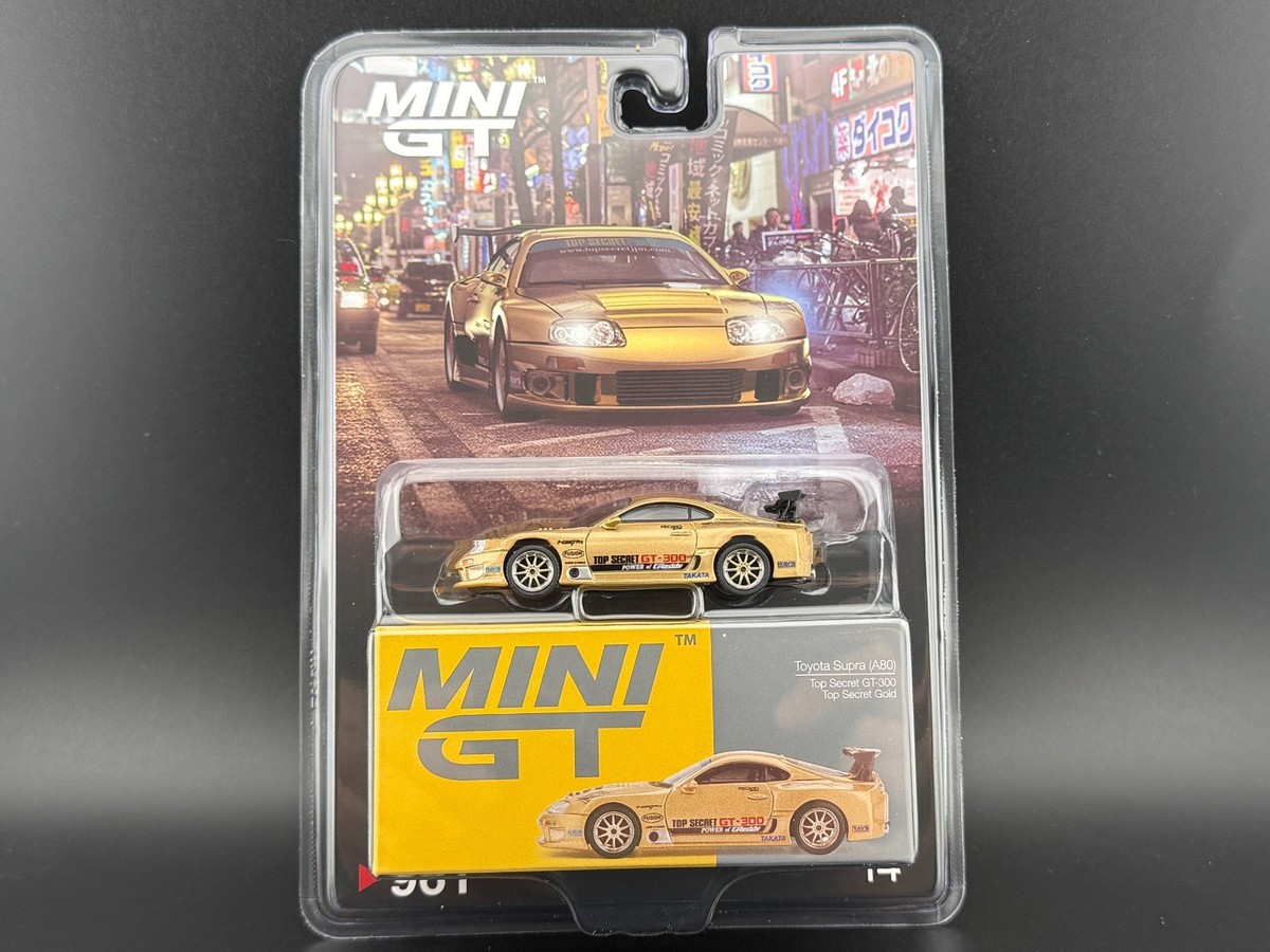 Mini GT Toyota Supra (A80) Top Secret GT-300 – Top Secret Gold