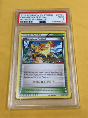 2015 Pokemon XY Champions Festival Worlds 15 Finalist Promo #XY91