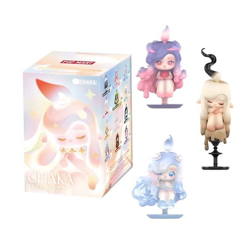 POP MART CHAKA Light Sprite Series Blind Box Action Figure Cute