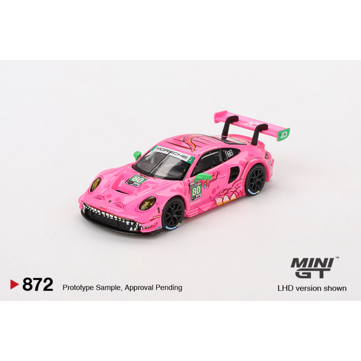 MINI GT Porsche 911 GT3 R #80 AO Racing 2023 IMSA VIRginia Roxy