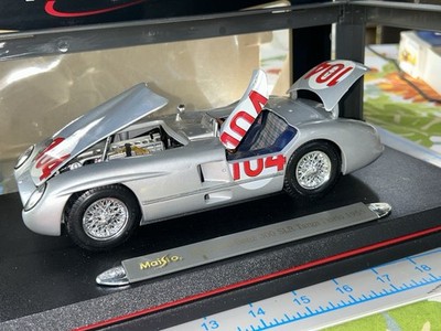 VTG Maisto 1:18 Mercedes-Benz 300 SLR Targa Florio Coupe Silver