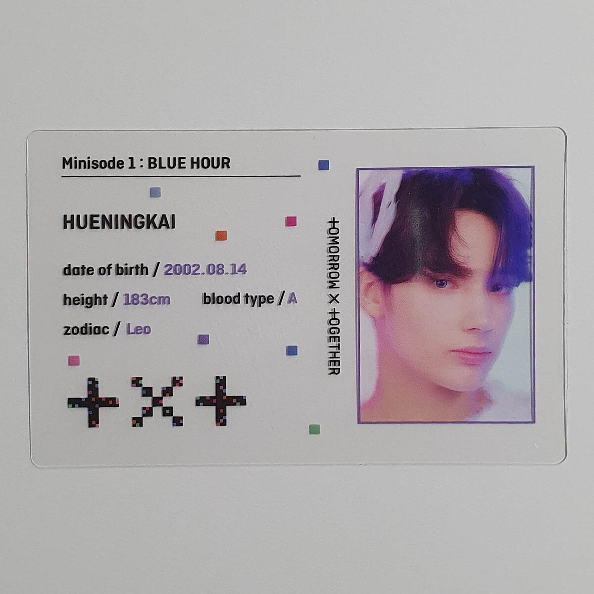 Hueningkai Official Photocard TXT Minisode 1 : Blue Hour Genuine