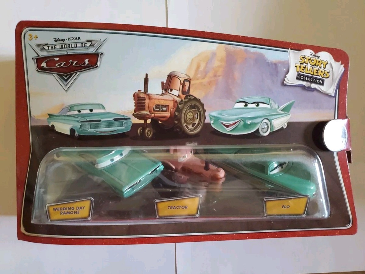 Disney Cars Story Tellers WEDDIND DAY RAMONE TRACTOR FLO Good