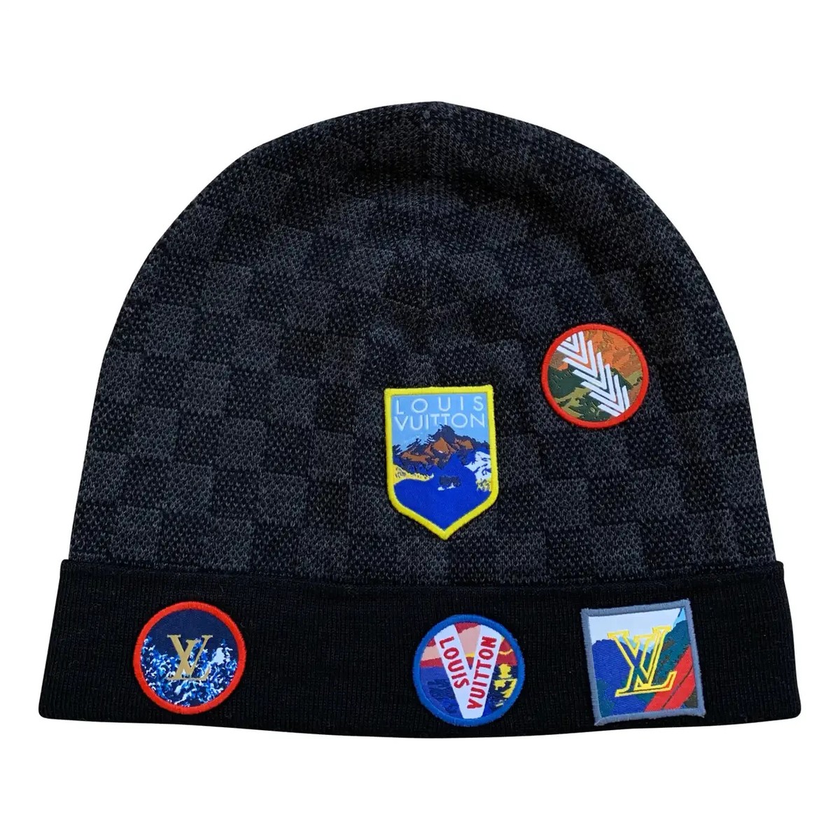 F/W 2018 Louis Vuitton Alps Damier Monogram Beanie Hat | eBay