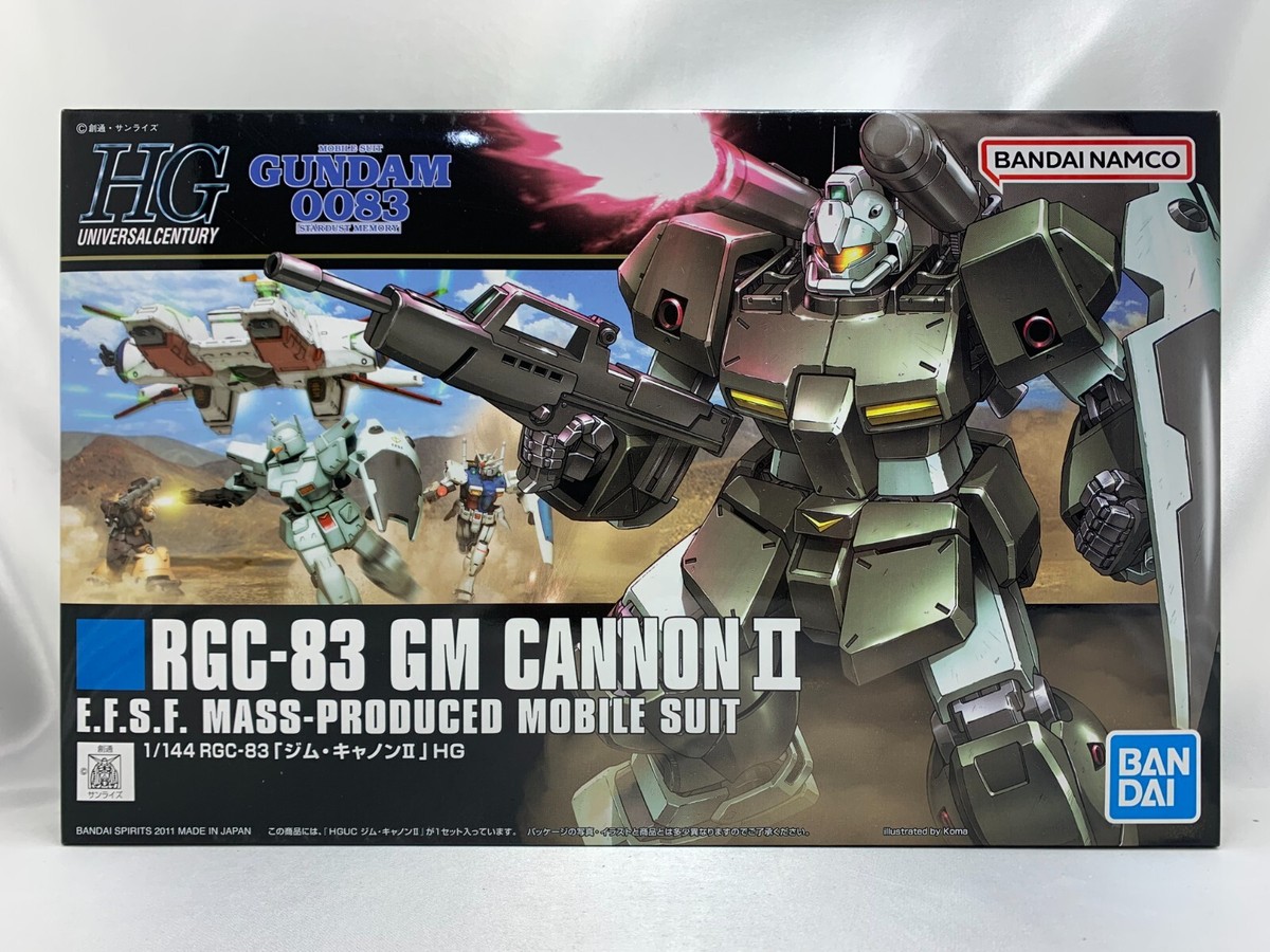 BANDAI HG Gundam 0083 1/144 RGC-83 GM CANNON II Plastic Model Kit