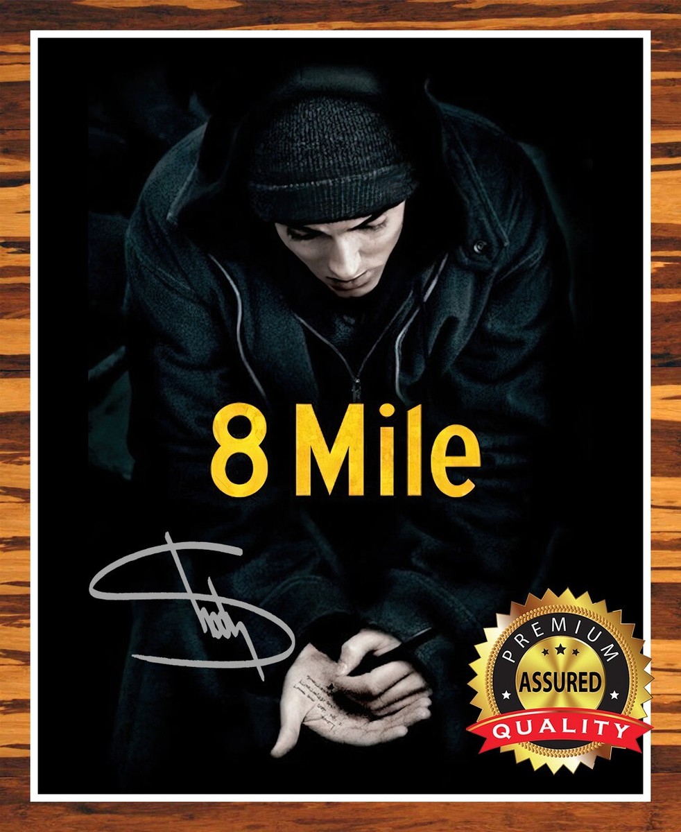 8 Mile - Eminem - Autographed Signed 8 x10 Photo (Movie Cover