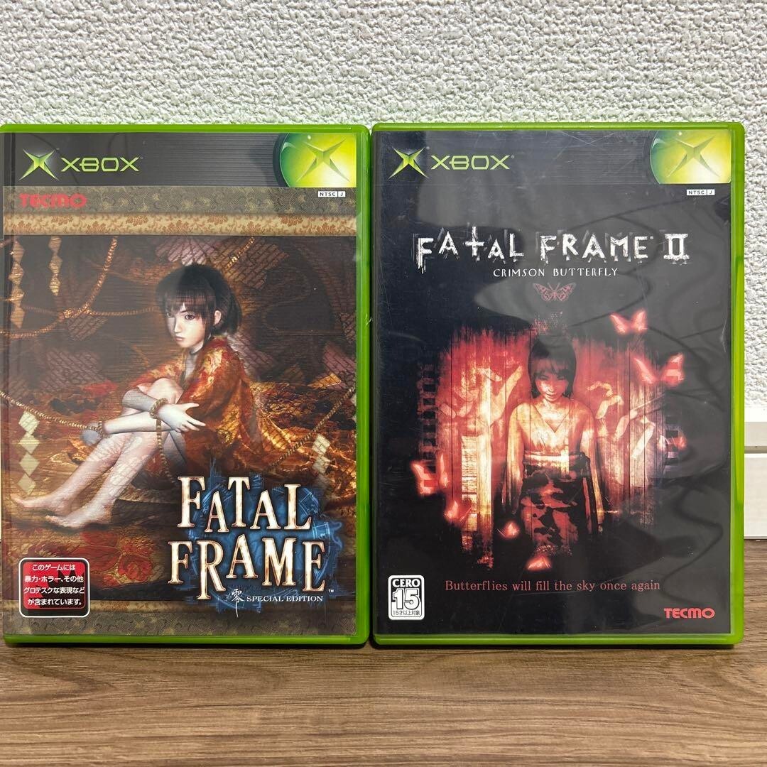FATAL FRAME 1 & 2 set Microsoft Xbox survival horror project zero