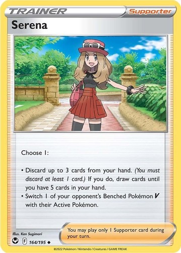 PSA 10 2022 Pokemon Serena Full Art Silver Tempest 193/195 GEM