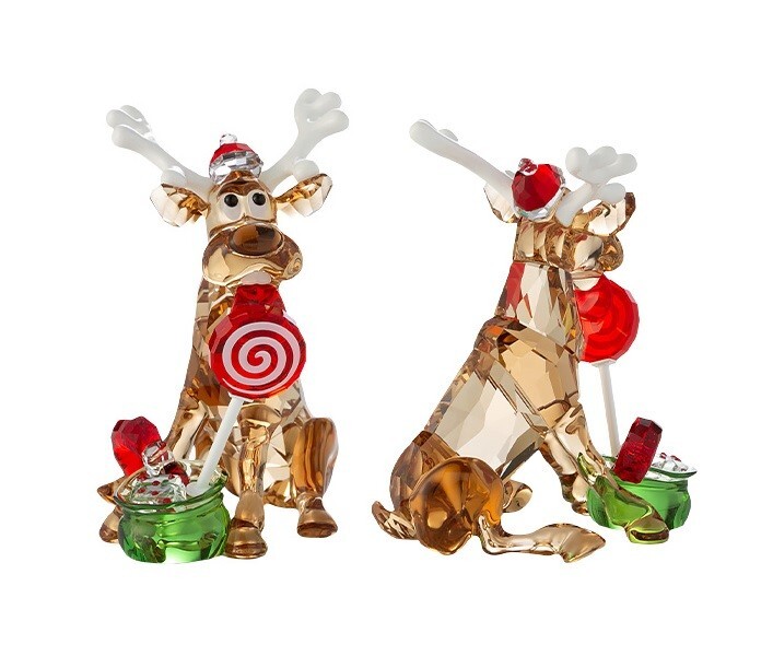 New in Gift Box SWAROVSKI 5655433 Holiday Crystal Dulcis Reindeer