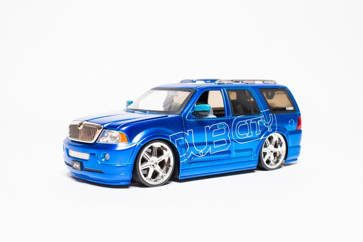 Lincoln Navigator BLUE Jada Toys 1:24 Dub City RARE COLOR | eBay