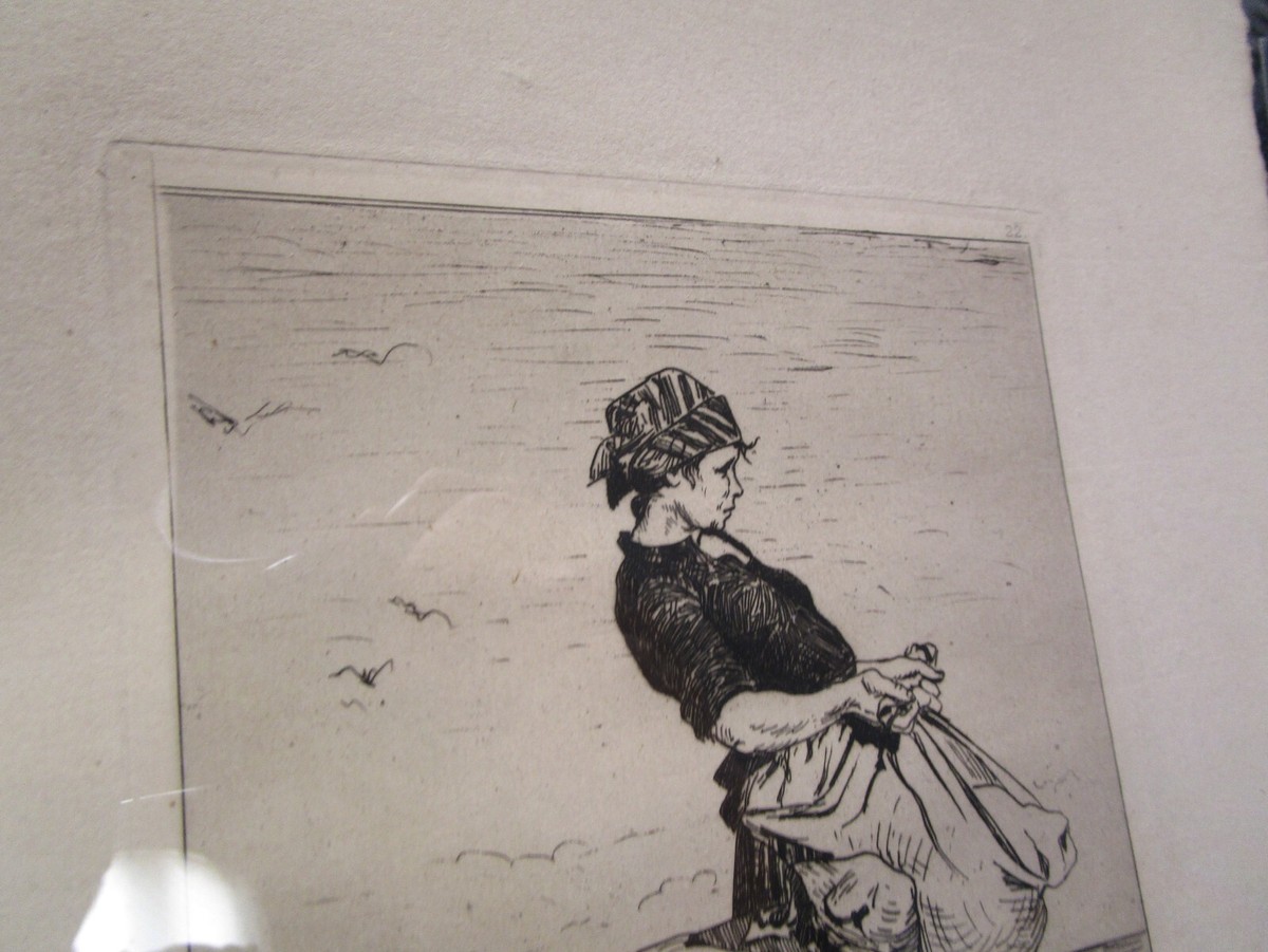 Pierre Billet original etching 