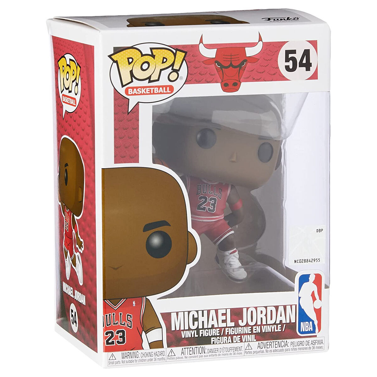 Funko POP NBA #54 Chicago Bulls Michael Jordan Vinyl Figure Boxed