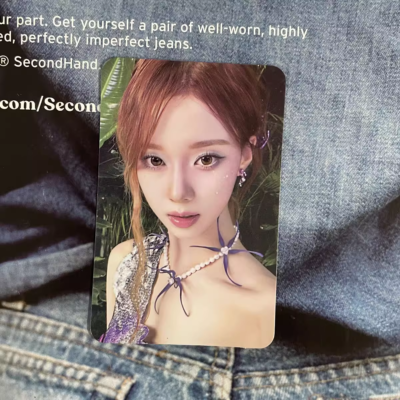 aespa Winter Photocard – Better Things Cup, Ring Pose, Peace Sign