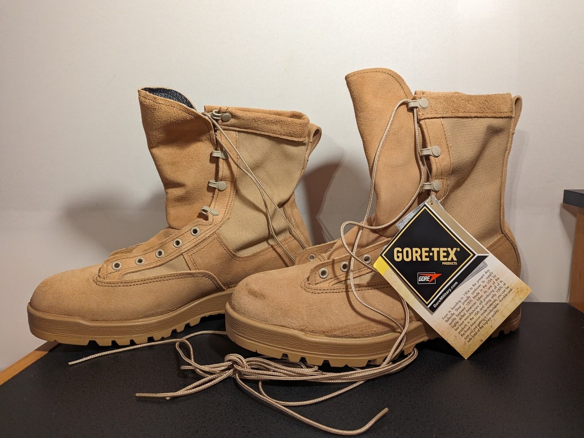 MENS 10.5 R BELLEVILLE 790V GORE TEX WATERPROOF FLIGHT COMBAT