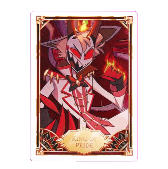 Hazbin Hotel Trading Card - Lucifer King of Pride - Foil Promo