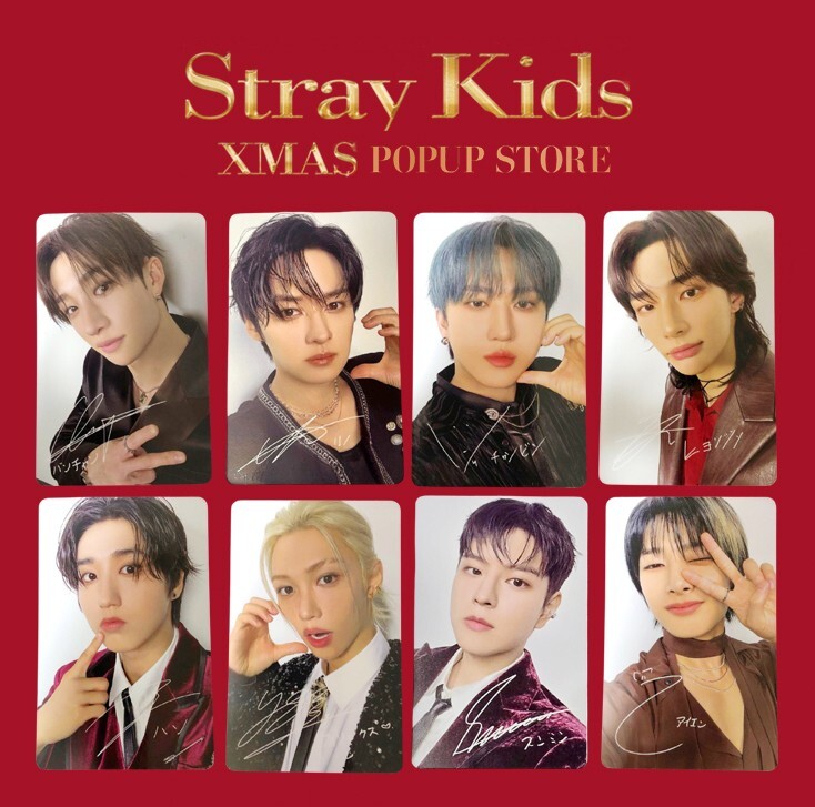 Stray Kids JAPAN XMAS POPUP STORE 2024 Official Purchase Benefits
