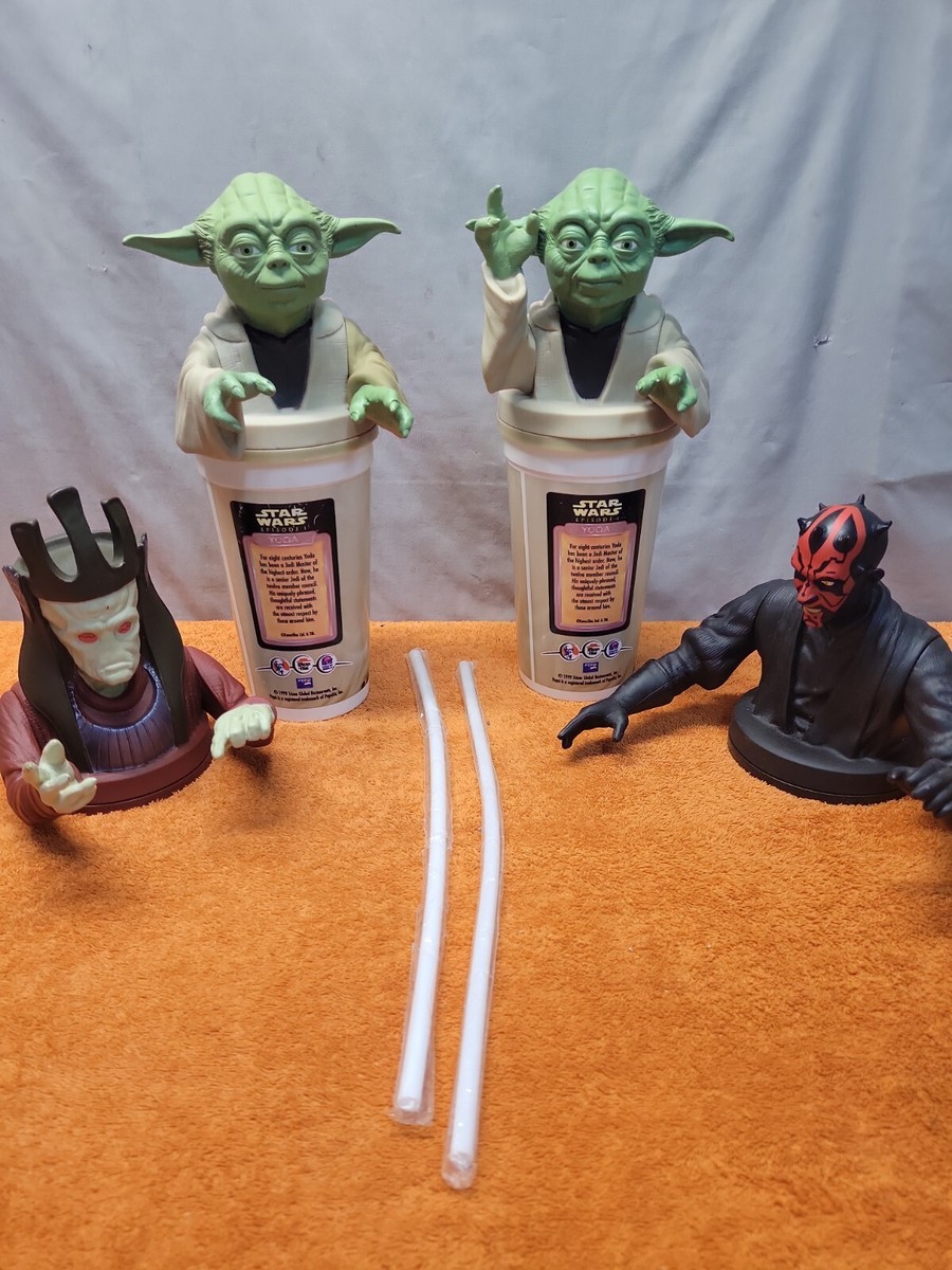 J•Vintage 1999 Star Wars Episode 1 The Phantom Menace Pepsi Cups